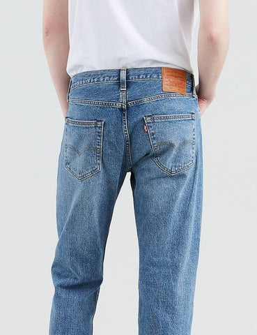 Levis 501 Original-Fit Jeans (Straight Leg) - Baywater / Medium Blue