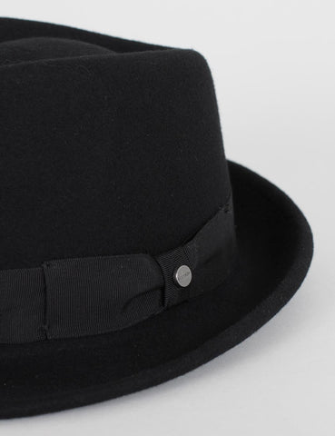 Stetson Richmond Filz Trilby-Hut - Schwarz