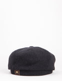 Stetson Hatteras Wool/Cashmere Newsboy Cap - Black