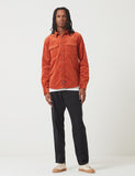 Dickies Ivel Cord Shirt - Rust Red