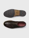 Grenson Stanley Brogue (Grain Leder) - Dunkelbraun