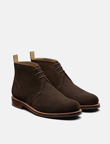 Grenson Wendell Chukka (Suede) - Chocolate Brown