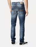 Nudie Lean Dean Jeans (Slim Tapered) - Blue Ridge