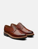 Grenson Curt Derby-Schuhe (handgemalte Leder) - Tan