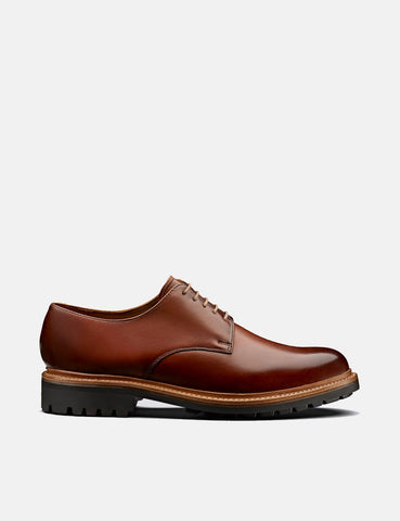 Grenson Curt Derby-Schuhe (handgemalte Leder) - Tan