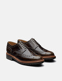 Grenson Archie Brogue 112.655 (Hallo Glanz Leder) - Eingelegte Walnut