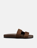 Grenson Chadwick Sandale (Suede) - Cigar Brown