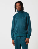 Stussy Strukturierter Rib-Bahn-Jacke - Dark Teal