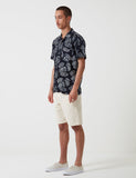 Stan Ray Kelapa Short Sleeve Ananas Hemd - Schwarz