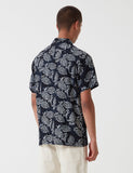 Stan Ray Kelapa Short Sleeve Ananas Hemd - Schwarz