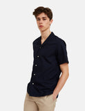 Wood Wood Brandon Shirt - Marine-Blau