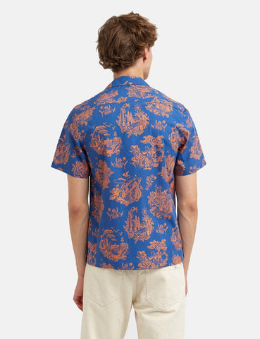 Wood Wood Brandon Shirt - Tourist Blau