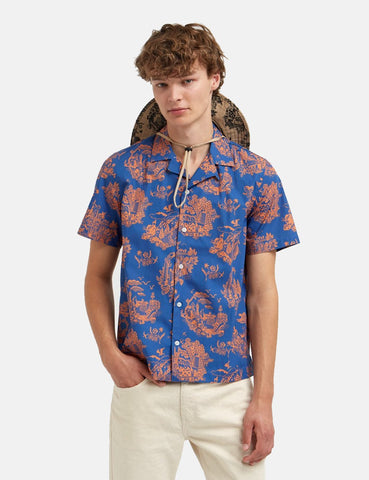 Wood Wood Brandon Shirt - Tourist Blau