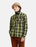 Wood Wood Franco Flanellhemd - Green Check