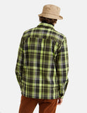 Wood Wood Franco Flanellhemd - Green Check