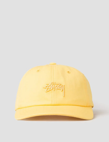 Stussy Tonal Stock Low Cap - Yellow