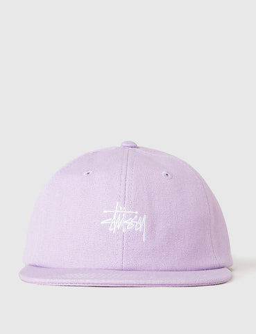 Stussy Smooth Stock Canvas Cap - Lavender