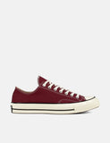 Converse 70er Chuck Low 162059C (Canvas) - Dark Burgundy / Schwarz / Reiher