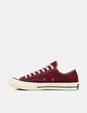 Converse 70er Chuck Low 162059C (Canvas) - Dark Burgundy / Schwarz / Reiher