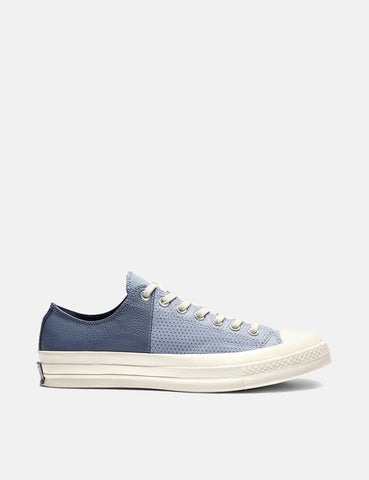 Converse 70eres Chuck gemischtes Material Low (163223C) - Indigo Nebel / Reiher / Reiher