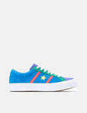 Converse One Star Academy Low Top (164392C) - Völlig blau / Racer Rosa