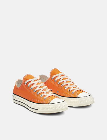 Converse 70er Chuck Taylor Low (164928C) - Orange Rind / Reiher / Schwarz