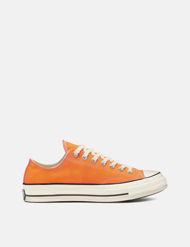 Converse 70er Chuck Taylor Low (164928C) - Orange Rind / Reiher / Schwarz