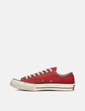 Converse 70er Chuck Taylor Low (164949C) - Emaille-Rot / Reiher / Schwarz