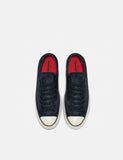 Converse 70er Chuck Taylor Low 165179C (Velvet) - Dark Obsidian Blau / Reiher / Schwarz