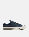 Converse 70er Chuck Taylor Low 165179C (Velvet) - Dark Obsidian Blau / Reiher / Schwarz