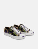 Converse 70er Archiv Drucken Jack Purcell Low (165963C) - Schwarz / kandierten Ingwer / Lila