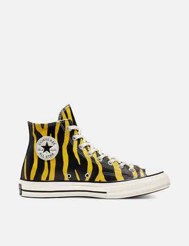 Converse 70er Archiv Drucken Chuck Taylor Hallo (165965C) - Gelb Vivid Schwefel / Schwarz / Reiher