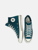 Converse Chuck Taylor Hallo 166214C 70er (Suede) - Mitternachts Turquoise / Schwarz / Reiher