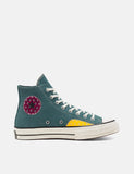 Converse Twisted-Prep 70er Chuck Taylor Hallo (166853C) - Faded Fichte / Amarillo