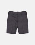 Dickies 273 Slim Gerader Arbeits Shorts - Charcoal