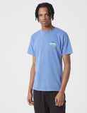 Stussy LSD Sunset Pigment Dyed T-Shirt - Blue