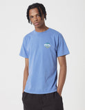 Stussy LSD Sunset Pigment Dyed T-Shirt - Blue