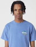 Stussy LSD Sunset Pigment Dyed T-Shirt - Blue