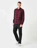 Dickies Ivyland Kariertes Hemd - Rot