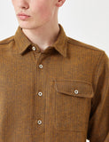 Dickies Lewisburg mit Fischgrätmuster Hemd - Brown-Ente