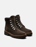 Frauen Grenson Brooke Derby Wanderer Boot (Suede) - Peat Brown