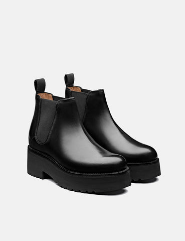 Womens Grenson Naomi Boot (Leder) - Schwarz