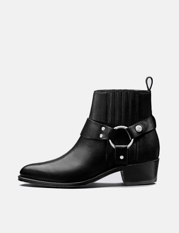 Frauen Grenson Marley Boot (Leder) - Schwarz