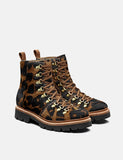 Frauen Grenson Nanette Skistiefel (Hair auf Hide) - Leopard-Druck