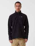 Patagonia Better Sweater 1/4 Zip Fleece - Schwarz