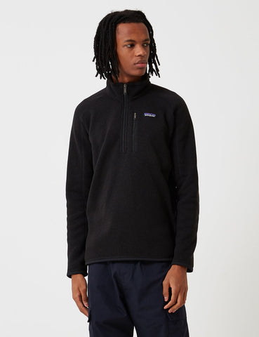 Patagonia Better Sweater 1/4 Zip Fleece - Schwarz