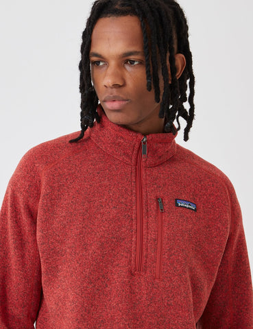 Patagonia M Better Zip Sweatshirt - Neuer Adobe Red