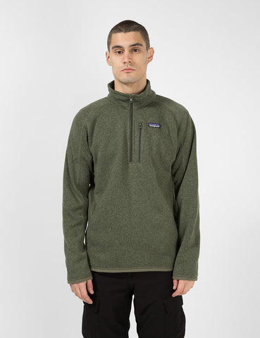 Patagonia Better Sweater 1/4 Zip Fleece - Industrie-Grün