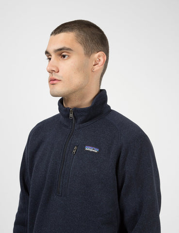 Patagonia Better Sweater 1/4 Zip Fleece - New Marine-Blau