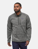 Patagonia Better Sweater 1/4 Zip Fleece - Nickel Grau